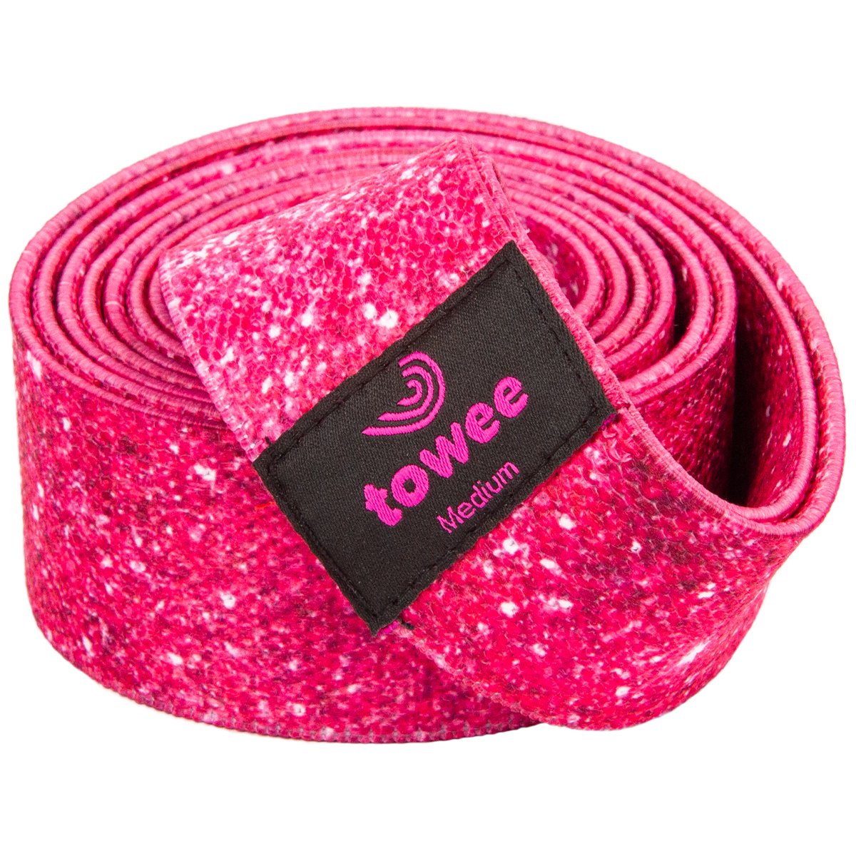 Textile resistance rubber extra long Glitter - medium resistance